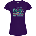 Gardener Funny Gardening Garden Plants Womens Petite Cut T-Shirt Purple