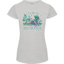Gardener Funny Gardening Garden Plants Womens Petite Cut T-Shirt Sports Grey
