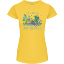 Gardener Funny Gardening Garden Plants Womens Petite Cut T-Shirt Yellow