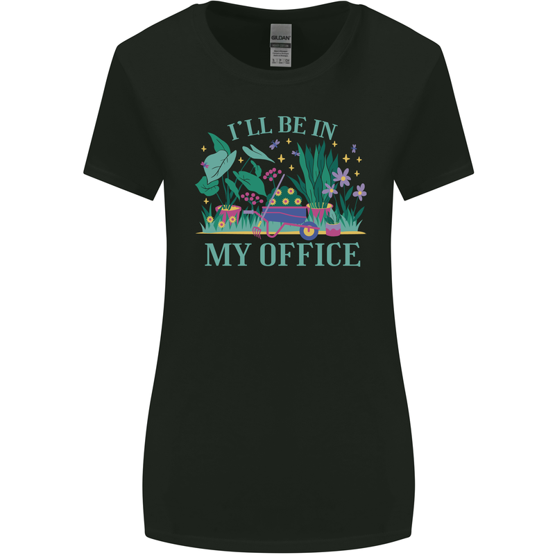 Gardener Funny Gardening Garden Plants Womens Wider Cut T-Shirt Black