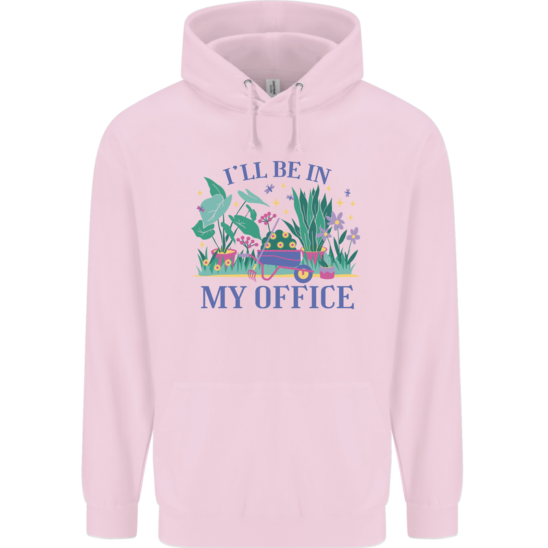 Gardening Funny Gardener Garden Plants Childrens Kids Hoodie Light Pink