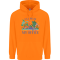 Gardening Funny Gardener Garden Plants Childrens Kids Hoodie Orange