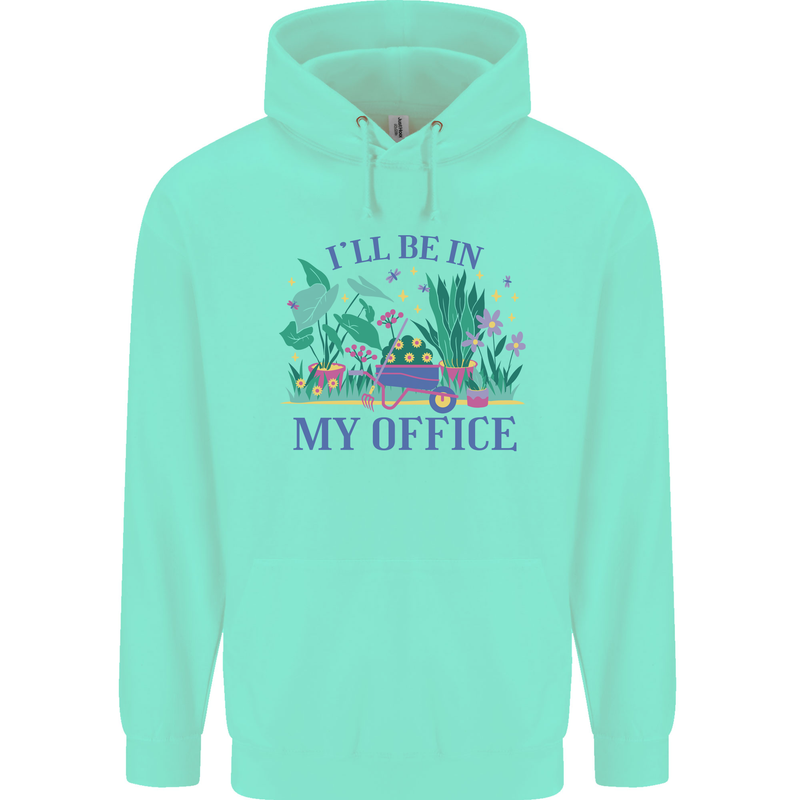 Gardening Funny Gardener Garden Plants Childrens Kids Hoodie Peppermint