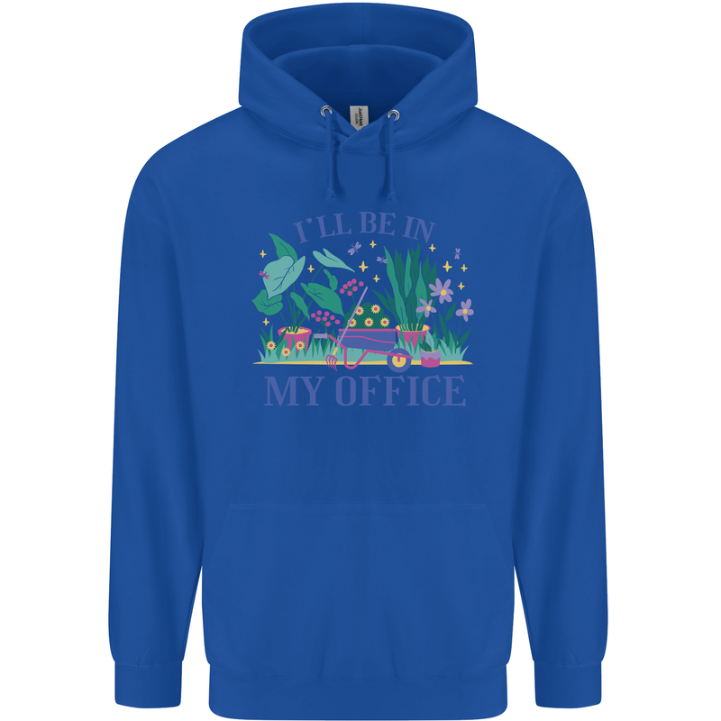 Gardening Funny Gardener Garden Plants Childrens Kids Hoodie Royal Blue