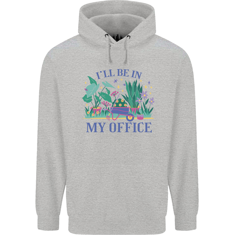 Gardening Funny Gardener Garden Plants Childrens Kids Hoodie Sports Grey