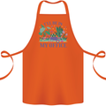 Gardening Funny Gardener Garden Plants Cotton Apron 100% Organic Orange