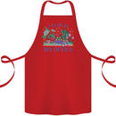 Gardening Funny Gardener Garden Plants Cotton Apron 100% Organic Red