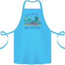 Gardening Funny Gardener Garden Plants Cotton Apron 100% Organic Turquoise