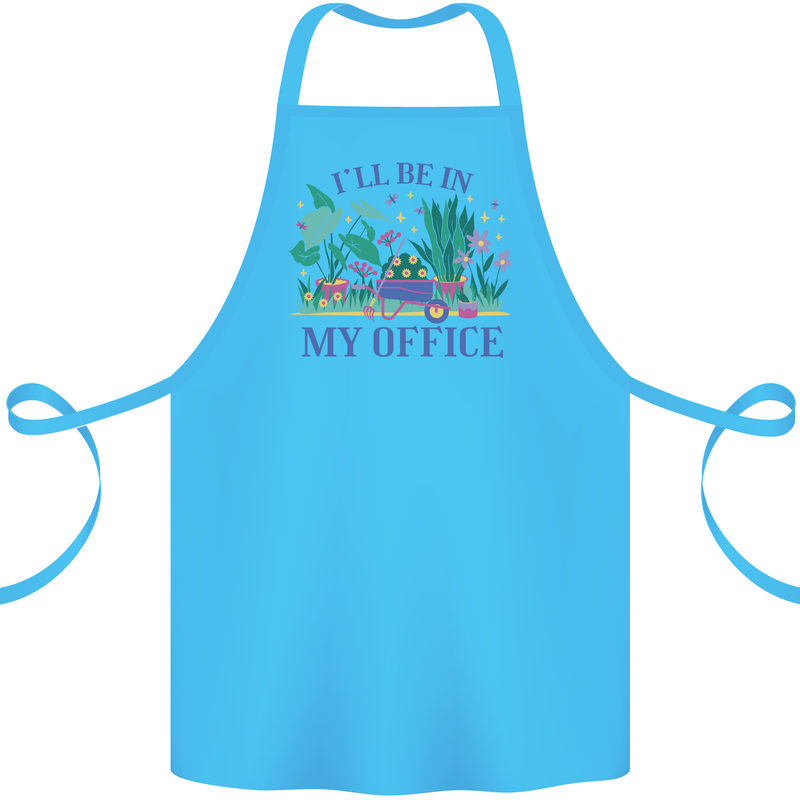 Gardening Funny Gardener Garden Plants Cotton Apron 100% Organic Turquoise