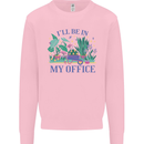 Gardening Funny Gardener Garden Plants Kids Sweatshirt Jumper Light Pink