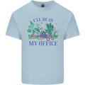 Gardening Funny Gardener Garden Plants Mens Cotton T-Shirt Tee Top Light Blue