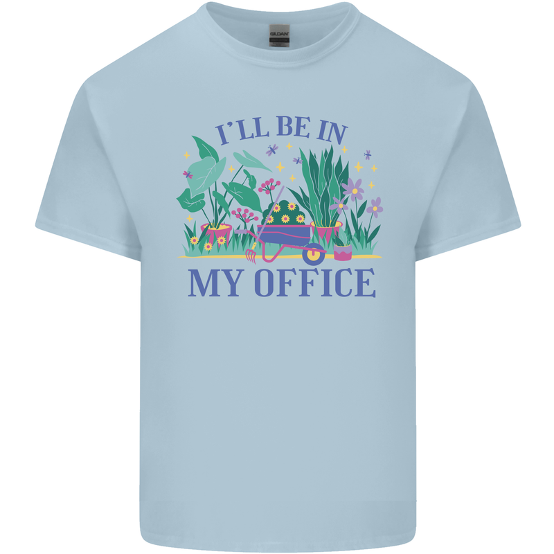 Gardening Funny Gardener Garden Plants Mens Cotton T-Shirt Tee Top Light Blue