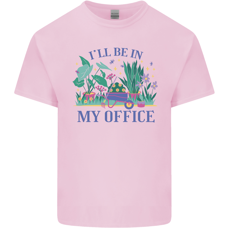 Gardening Funny Gardener Garden Plants Mens Cotton T-Shirt Tee Top Light Pink