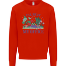 Gardening Funny Gardener Garden Plants Mens Sweatshirt Jumper Bright Red