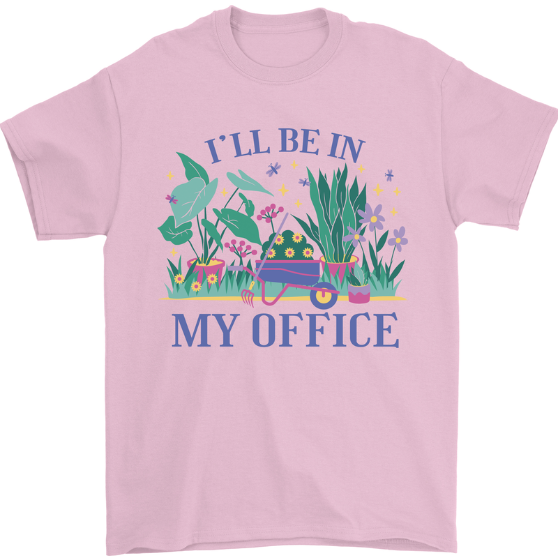 Gardening Funny Gardener Garden Plants Mens T-Shirt 100% Cotton Light Pink