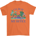 Gardening Funny Gardener Garden Plants Mens T-Shirt 100% Cotton Orange