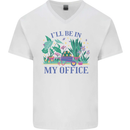 Gardening Funny Gardener Garden Plants Mens V-Neck Cotton T-Shirt White