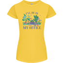 Gardening Funny Gardener Garden Plants Womens Petite Cut T-Shirt Yellow