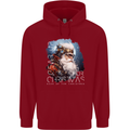 Gear Up Christmas Steampunk Santa Xmas Childrens Kids Hoodie Red