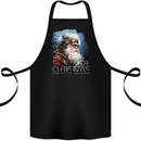 Gear Up Christmas Steampunk Santa Xmas Cotton Apron 100% Organic Black