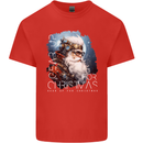 Gear Up Christmas Steampunk Santa Xmas Kids T-Shirt Childrens Red