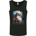 Gear Up Christmas Steampunk Santa Xmas Mens Vest Tank Top Black