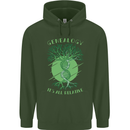 Genealogy Its All Relative Funny DNA Ancestry Childrens Kids Hoodie Forest Green