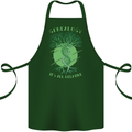 Genealogy Its All Relative Funny DNA Ancestry Cotton Apron 100% Organic Forest Green
