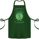 Genealogy Its All Relative Funny DNA Ancestry Cotton Apron 100% Organic Forest Green
