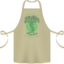 Genealogy Its All Relative Funny DNA Ancestry Cotton Apron 100% Organic Khaki