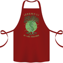 Genealogy Its All Relative Funny DNA Ancestry Cotton Apron 100% Organic Maroon