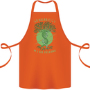Genealogy Its All Relative Funny DNA Ancestry Cotton Apron 100% Organic Orange