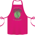 Genealogy Its All Relative Funny DNA Ancestry Cotton Apron 100% Organic Pink