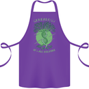 Genealogy Its All Relative Funny DNA Ancestry Cotton Apron 100% Organic Purple