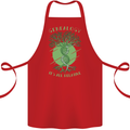 Genealogy Its All Relative Funny DNA Ancestry Cotton Apron 100% Organic Red