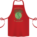 Genealogy Its All Relative Funny DNA Ancestry Cotton Apron 100% Organic Red