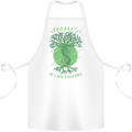 Genealogy Its All Relative Funny DNA Ancestry Cotton Apron 100% Organic White