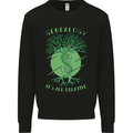 Genealogy Its All Relative Funny DNA Ancestry Kids Sweatshirt Jumper Black