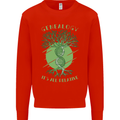 Genealogy Its All Relative Funny DNA Ancestry Kids Sweatshirt Jumper Bright Red