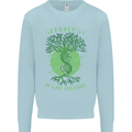 Genealogy Its All Relative Funny DNA Ancestry Kids Sweatshirt Jumper Light Blue
