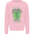 Genealogy Its All Relative Funny DNA Ancestry Kids Sweatshirt Jumper Light Pink