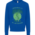 Genealogy Its All Relative Funny DNA Ancestry Kids Sweatshirt Jumper Royal Blue