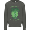 Genealogy Its All Relative Funny DNA Ancestry Kids Sweatshirt Jumper Storm Grey