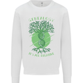 Genealogy Its All Relative Funny DNA Ancestry Kids Sweatshirt Jumper White