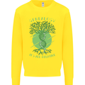 Genealogy Its All Relative Funny DNA Ancestry Kids Sweatshirt Jumper Yellow