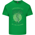 Genealogy Its All Relative Funny DNA Ancestry Kids T-Shirt Childrens Irish Green