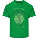 Genealogy Its All Relative Funny DNA Ancestry Kids T-Shirt Childrens Irish Green