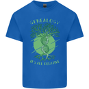 Genealogy Its All Relative Funny DNA Ancestry Kids T-Shirt Childrens Royal Blue