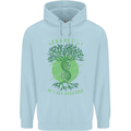 Genealogy Its All Relative Funny DNA Ancestry Mens 80% Cotton Hoodie Light Blue