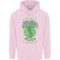 Genealogy Its All Relative Funny DNA Ancestry Mens 80% Cotton Hoodie Light Pink